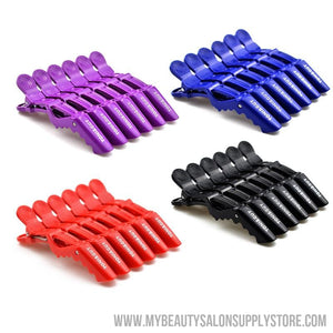 6Pcs/Lot Professional Salon Section Hair Clips DIY Hairdressing Hairpins Plastic Hair Clips