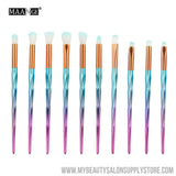 Diamond Makeup Brushes Set Powder Foundation Eye Shadow Blush Blending Cosmetics Beauty Make Up Brush Tool Kits