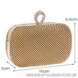 Evening Clutch Bags Diamond-Studded Evening Bag With Chain Shoulder Bag