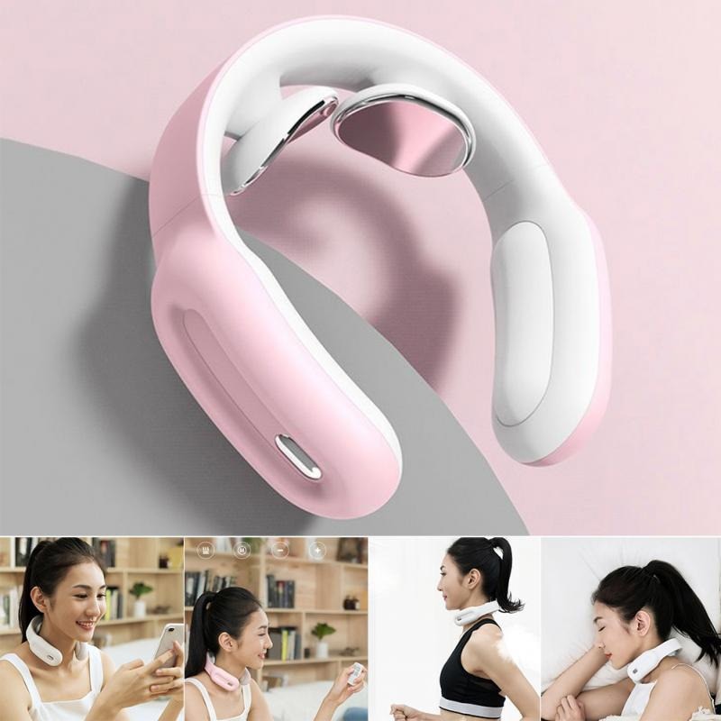 Smart Electric Neck and Shoulder Massager Low Frequency Magnetic Therapy Pulse Pain Relief Tool  Health Care Relaxation