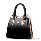 Diamonds Patent Leather Handbag Women Tote Bags Famous Brands Handbags